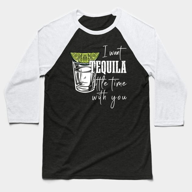 Tequila time with You Country Music Baseball T-Shirt by Ice Cream Monster